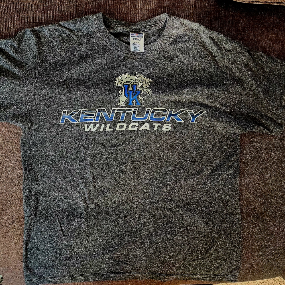 Jerzees Gray Kentucky Wildcats Tee